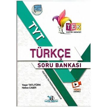 TYT Tek Serisi Video Çözümlü Türkçe Soru Bankası - Yayın Denizi Yayınları
