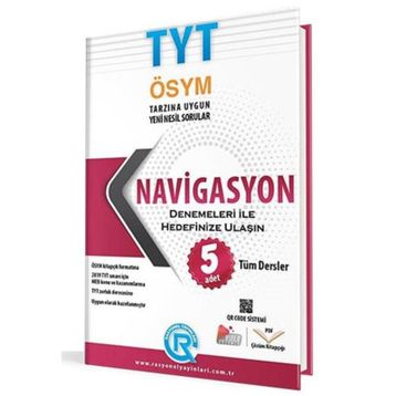 TYT Tüm Dersler Navigasyon 5'li Deneme-Rasyonel Yayınları