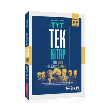 TYT Tüm Dersler Soru Bankası Tek Kitap Sınav Dergisi Yayınları Sınav Yayınları