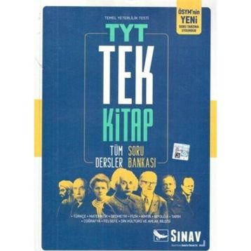 TYT Tüm Dersler Soru Bankası Tek Kitap Sınav Dergisi Yayınları Sınav Yayınları