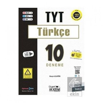 Tyt Türkçe 10'lu Deneme Sınavı - Üçgen Yayınları
