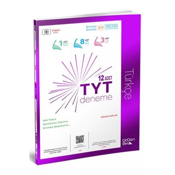 TYT Türkçe 12 Deneme Üç Dört Beş