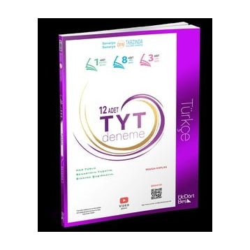 TYT Türkçe 12 Deneme Üç Dört Beş