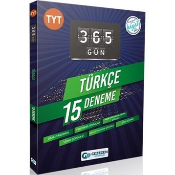 TYT Türkçe 365 Gün 15 Deneme Gezegen Yayıncılık