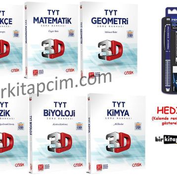 TYT Türkçe Matematik Geometri Fizik Kimya Biyoloji Soru Bankası Fırsat Seti-Çözüm 3D Yayınları