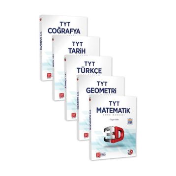 TYT Türkçe Matematik Geometri Tarih Coğrafya Soru Bankası Fırsat Seti-Çözüm 3D Yayınları