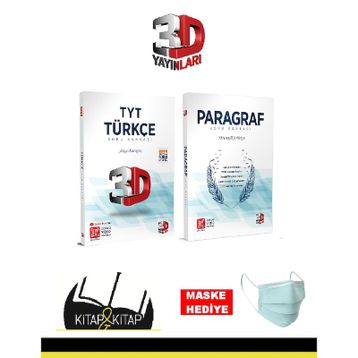 TYT Türkçe Paragraf Soru Bankası Tamamı Çözümlü 3d Yayınları