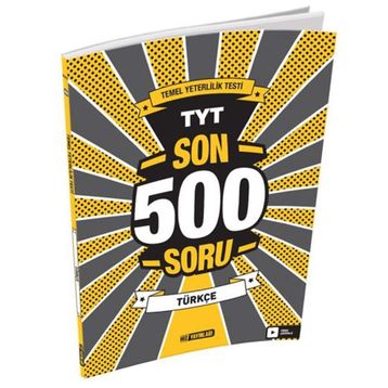 TYT Türkçe Son 500 Soru Hız Yayınları