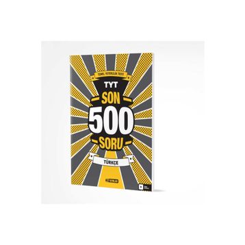 TYT Türkçe Son 500 Soru Hız Yayınları