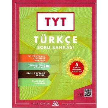 TYT Türkçe Soru Bankası Marsis Yayınları