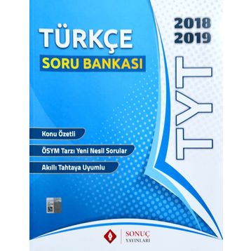 TYT Türkçe Soru Bankası - Sonuç Yayınları