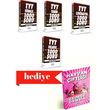 TYT Türkçe-Tarih-Coğrafya-Felsefe Soru Bankası Seti - Çapa Yayınları