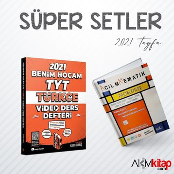 TYT Türkçe Video Ders Notları ve Acil Problemler Soru Bankası 2 Kitap Set-Benim Hocam Yayınları