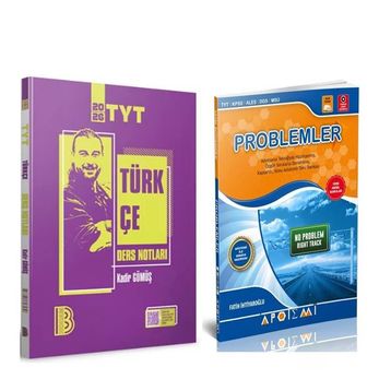 TYT Türkçe Video Ders Notları ve Apotemi Problemler Soru Bankası 2 Kitap Set-Benim Hocam Yayınları