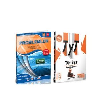 TYT Türkçe Video Ders Notları ve Apotemi Problemler Soru Bankası 2 Kitap Set-Benim Hocam Yayınları