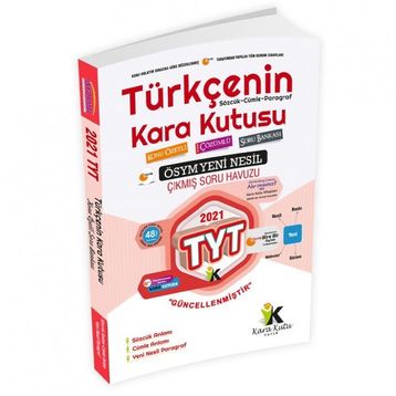 Tyt Türkçenin Kara Kutusu Anlam Bilgisi Konu Özetli Dijital Çözümlü Çıkmış Soru Bankası