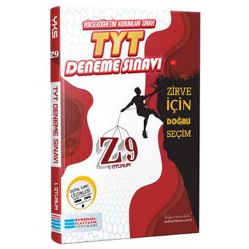 TYT Z9 Video Çözümlü Deneme Sınavı Evrensel İletişim Yayınları