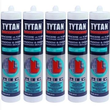 Tytan 5x500 gr Beyaz Silikonize Mastik