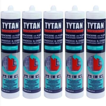 Tytan 5x500 gr Beyaz Silikonize Mastik
