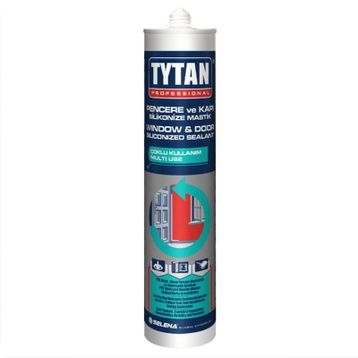 Tytan Siyah 500 gr Pencere Kapı Silikonize Mastik Yapıştırıcısı