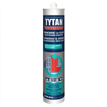 Tytan Siyah 500 gr Pencere Kapı Silikonize Mastik Yapıştırıcısı