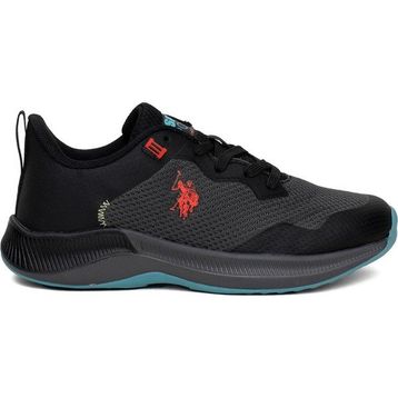 U.S. Polo Assn. 101812667 4W Florin Wmn 4PR Siyah - Kırmızı Kadın Koşu Ayakkabısı