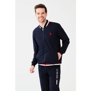 U.S. Polo Assn. 18482 Lacivert Erkek Fermuarlı Eşofman Takım