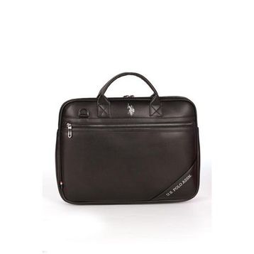 U.S. Polo Assn. 24586 Siyah Vegan Deri Laptop Evrak Çantası