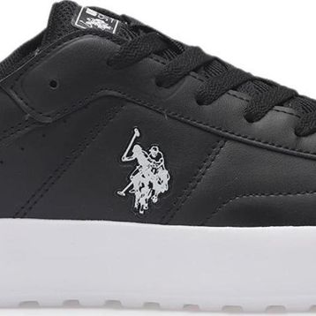 U.S. Polo Assn. 4W MANGO WMN 4PR Siyah / Beyaz Kadın Sneaker Ayakkabı
