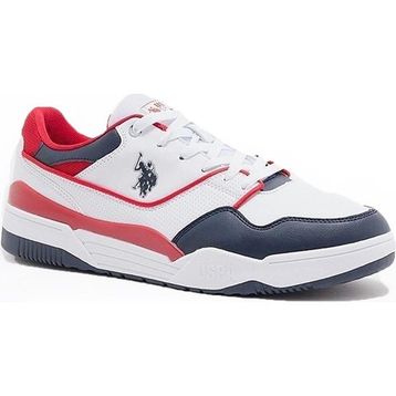 U.S. Polo Assn. 4W Martell 4PR Beyaz Lacivert Kırmızı Erkek Sneaker Ayakkabı