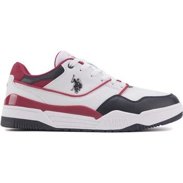 U.S. Polo Assn. 4W Martell 4PR Beyaz Lacivert Kırmızı Erkek Sneaker Ayakkabı