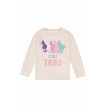 U.S. Polo Assn. 50240551-VR071 Krem Kız Çocuk Sweatshirt