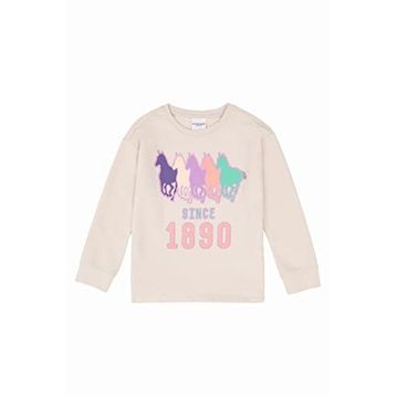 U.S. Polo Assn. 50240551-VR071 Krem Kız Çocuk Sweatshirt