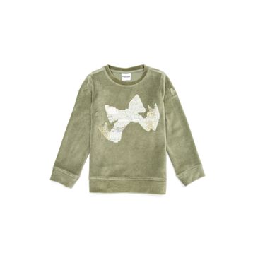 U.S. Polo Assn. 50240637-VR183 Açık Haki Kız Çocuk Sweatshirt