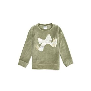U.S. Polo Assn. 50240637-VR183 Açık Haki Kız Çocuk Sweatshirt