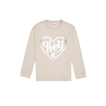 U.S. Polo Assn. 50240638 Krem Kız Çocuk Sweatshirt