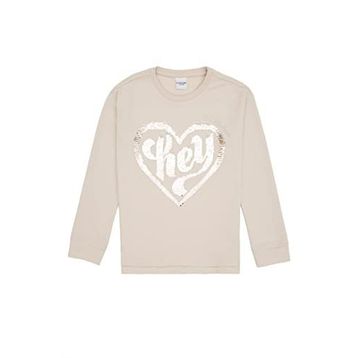 U.S. Polo Assn. 50240638 Krem Kız Çocuk Sweatshirt