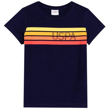 U.S. Polo Assn. 50247343 Lacivert Bisiklet Yaka Erkek Çocuk T-shirt