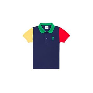 U.S. Polo Assn. 50247343 Lacivert Bisiklet Yaka Erkek Çocuk T-shirt