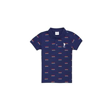 U.S. Polo Assn. 50247343 Lacivert Bisiklet Yaka Erkek Çocuk T-shirt