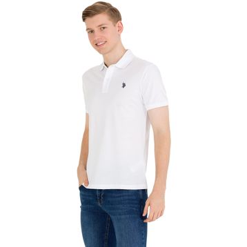 U.S. Polo Assn. 50247371 Beyaz Polo Yaka Erkek T-shirt