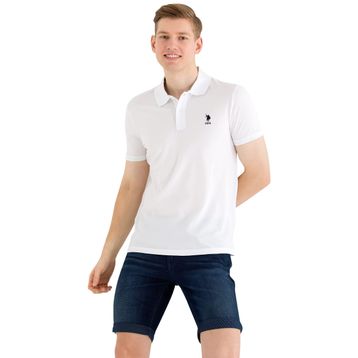 U.S. Polo Assn. 50247371 Beyaz Polo Yaka Erkek T-shirt