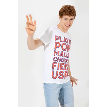 U.S. Polo Assn. 50248611-VR013 Beyaz Erkek T-shirt