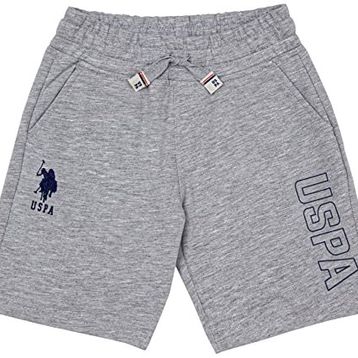 U.S. Polo Assn. 50248948 Gri Melanj Örme Erkek Çocuk Şort