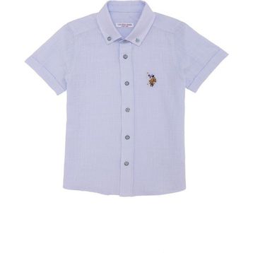 U.S. Polo Assn. 50262967-VR003 Basic Açık Mavi Kısa Kollu Erkek Çocuk Gömlek