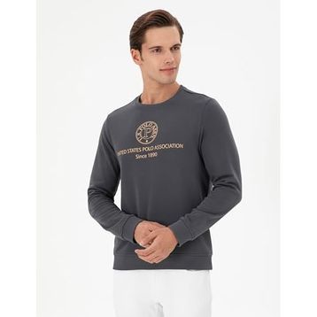U.S. Polo Assn. 50293424-VR006 Antrasit Erkek Sweatshirt