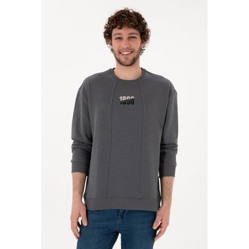 U.S. Polo Assn. 50293430-VR006 Antrasit Erkek Sweatshirt
