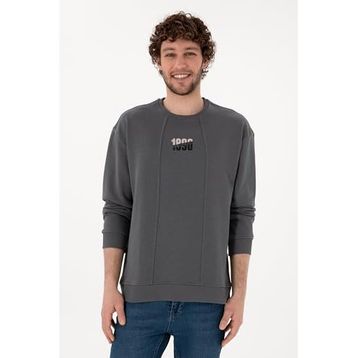 U.S. Polo Assn. 50293430-VR006 Antrasit Erkek Sweatshirt