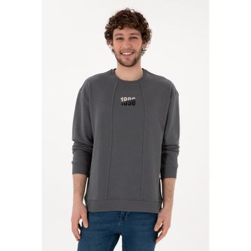 U.S. Polo Assn. 50293430-VR006 Antrasit Erkek Sweatshirt