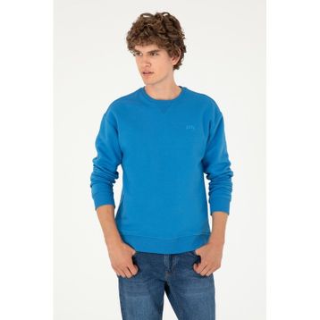 U.S. Polo Assn. 50295148-VR077 Kobalt Erkek Sweatshirt
